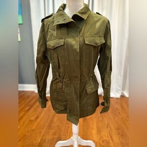 Women's Olive Green military Jacket women’s size large